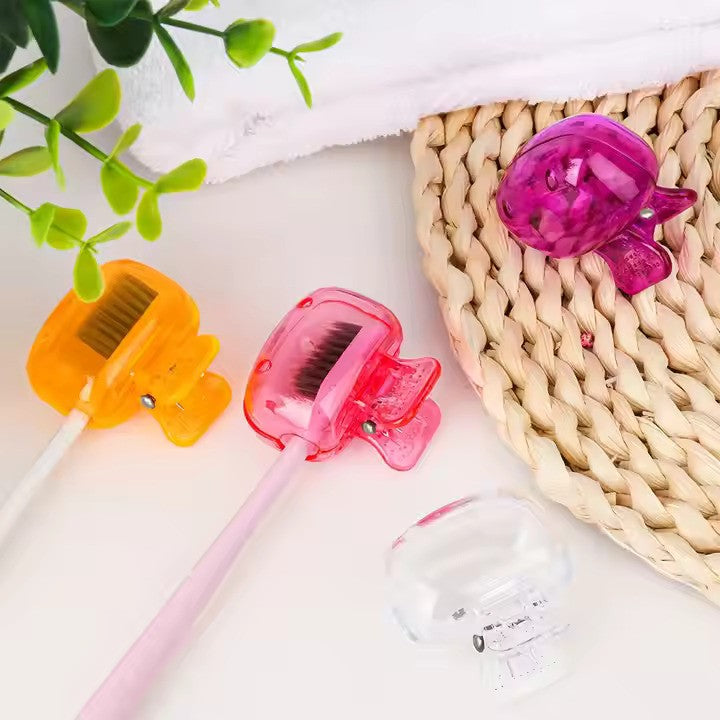 Portable Toothbrush Head Cover – Plastic Protective Cap for Travel & Daily Hygiene